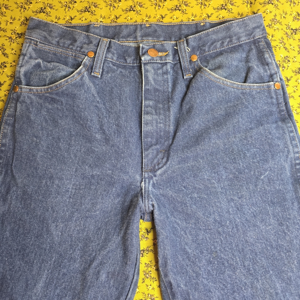 Wrangler Vintage 30×30 Cowgirl Cowboy Cotton Denim Jeans - Picture 5 of 8